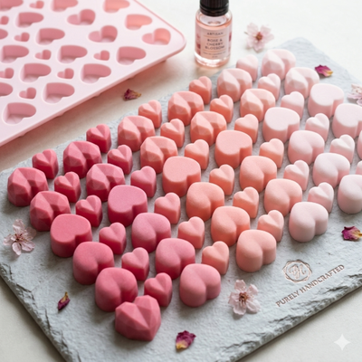 Molde Corazones mini y facetados x 55
