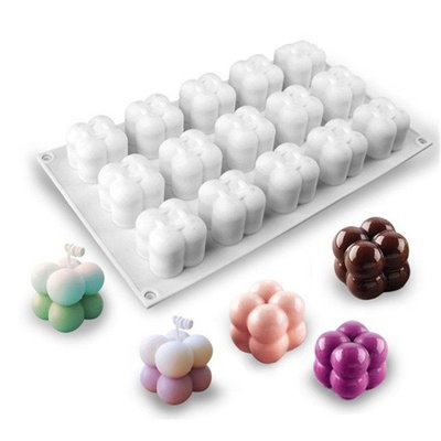 Molde de silicona  mini bubble x 15