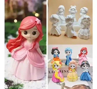Molde princesa Ariel la Sirenita  Disney