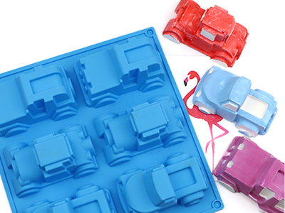 Molde Autos x 6 Grandes 9 x 6 cm c/u