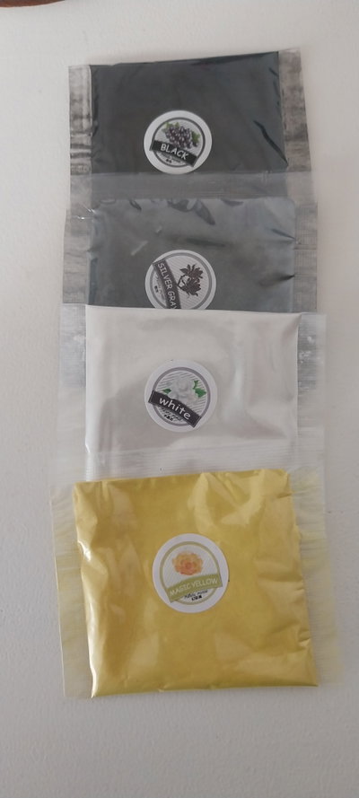 Combo x 3 polvo Mica mármol 
