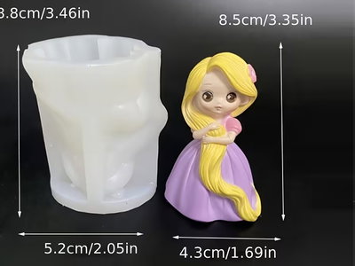 Molde princesa Rapunzel  Disney