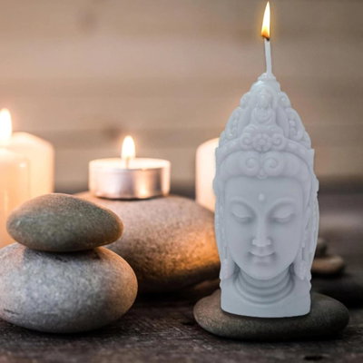 Molde de silicona Buda rostro