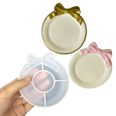 Molde de silicona Bandeja redonda con moño