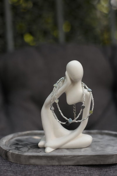 Molde de silicona Figura humana pensante 3