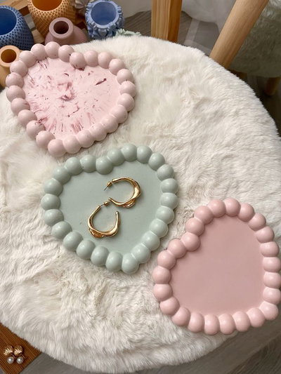 Molde de silicona Bandeja corazón Bubble