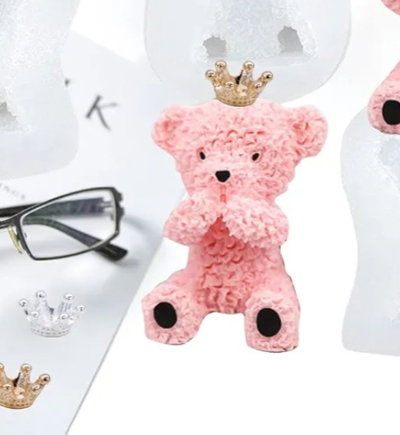 Molde de silicona Oso Teddy Mudo
