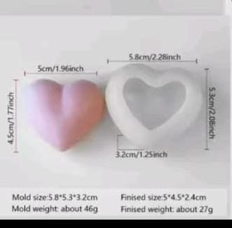 Molde Corazón Mediano liso