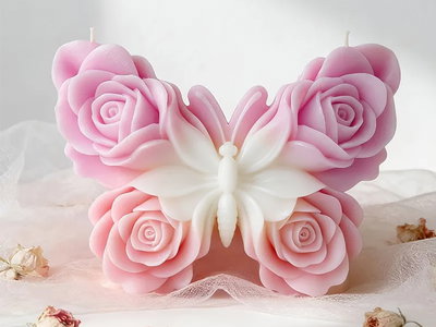 Molde Mariposa con rosas Gr.
