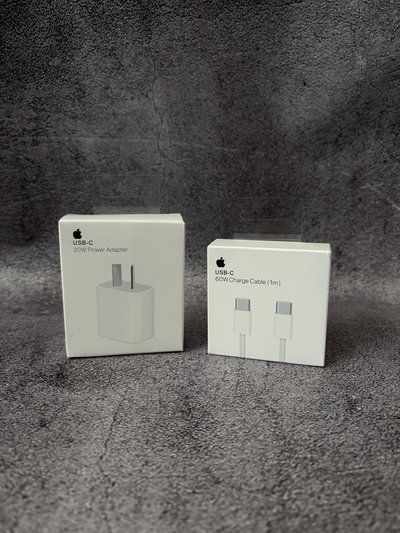 Combo Cargador Apple 20w+Cable USB-C a USB-C