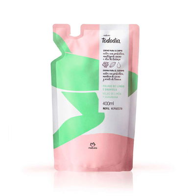 Repuesto Crema Nutritiva Tododia Hojas de Limón y Guanábana 400 ml