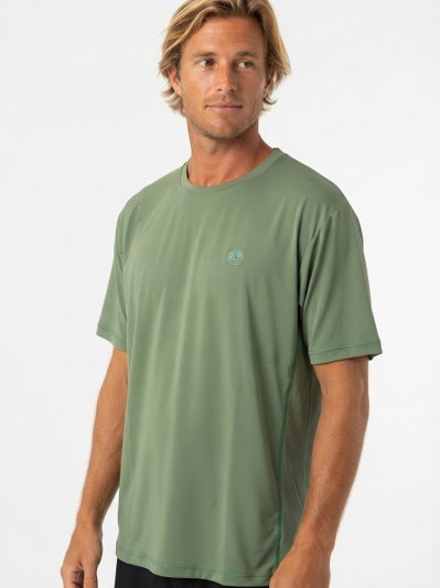 Remera LITE Hombre UV+50 (verde niebla)
