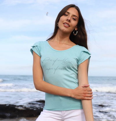 REMERA VERDE AQUA