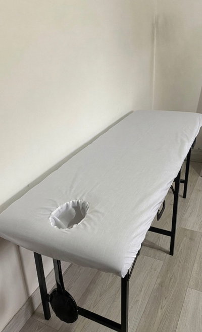 Cubrecamillas ajustable de micro-fibra de toalla CON orificio facial 