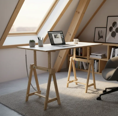 Caballete Regulable y Plegable