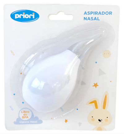 Aspirador Nasal Para Bebe Priori Color Blanco