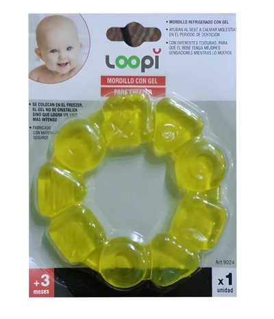 Mordillo Con Agua Aro GRANDE 3m+