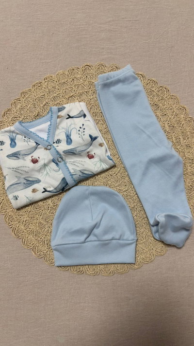 Ajuar 3 Piezas Batita 