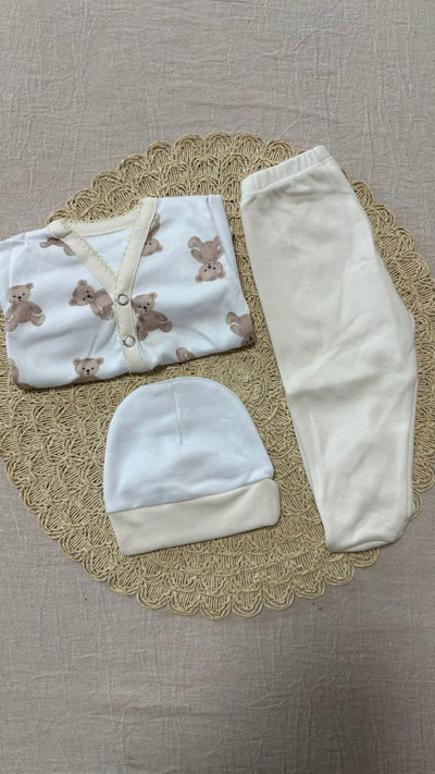 Ajuar 3 Piezas Batita 