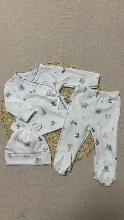 Ajuar 3 Piezas Batita 