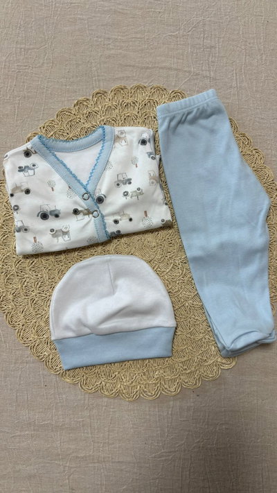 Ajuar 3 Piezas Batita 