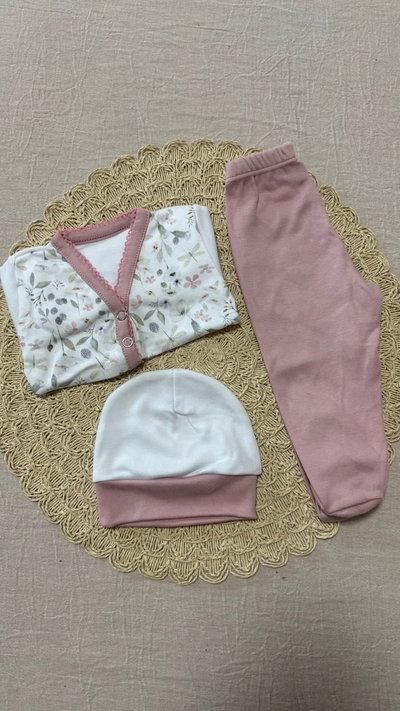 Ajuar 3 Piezas Batita 