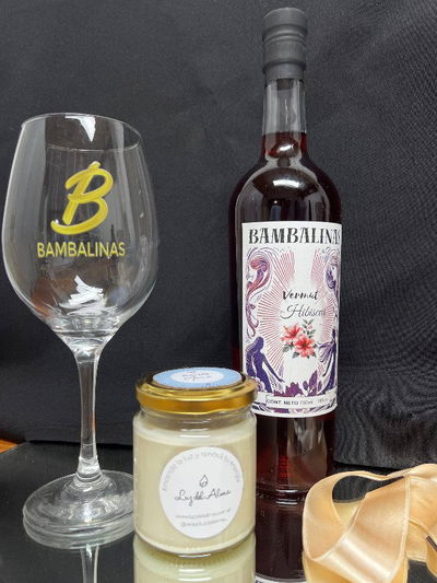 Pack Deluxe (Vermut+ Copa + Vela + Caja )