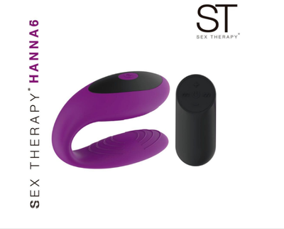 VIBRADOR DOBLE ESTIMULADOR CONTROL REMOTO HANNA 
