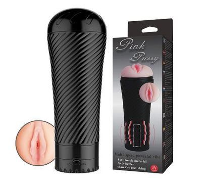 MASTURBADOR VIBRADOR  VAGINA REALISTA 