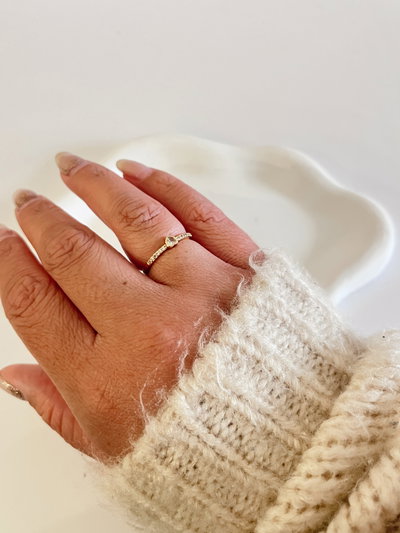 Anillo corazón - talle 18