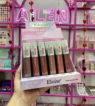 Caja labiales liquido Eloise x3 $2100 c/u