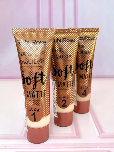 BASE SOFT MATTE RUBY ROSE x3 $4900 c/u