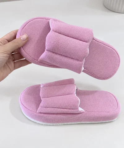 Pantufla De Morley Cruzada Rosa