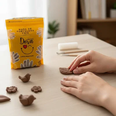 Porcelana Fría Marrón Chocolate