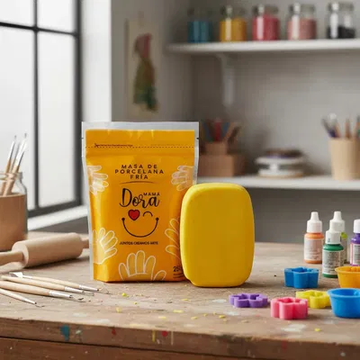 Porcelana Fría Amarillo Oro