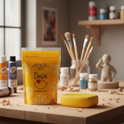 Porcelana Fría Amarillo Oro