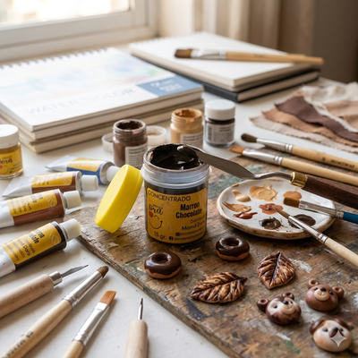 Pigmento Marrón Chocolate 15g Mamá Dora