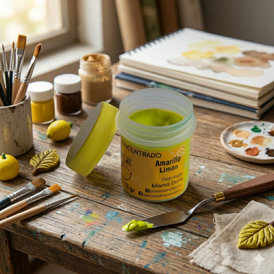 Pigmento Amarillo Limón 15g Mamá Dora