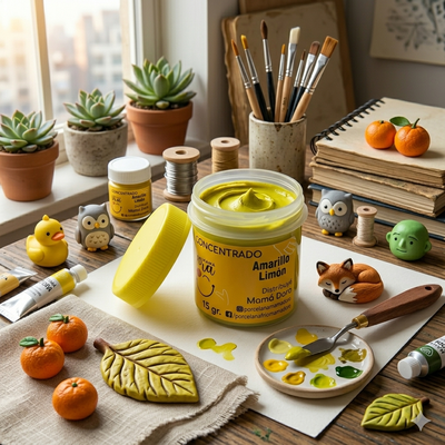 Pigmento Amarillo Limón 15g Mamá Dora