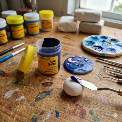 Pigmento Azul Noche 15g Mamá Dora