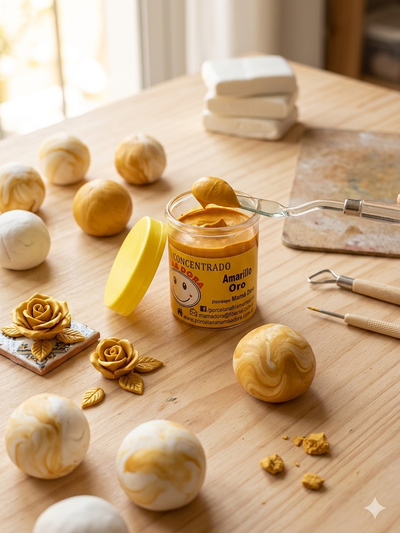 Pigmento Amarillo Oro 15g Mamá Dora