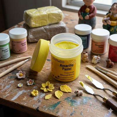 Pigmento Amarillo Pastel 15g Mamá Dora