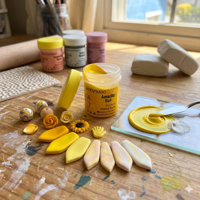 Pigmento Amarillo Sol 15g Mamá Dora