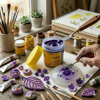 Pigmento Violeta 15g Mamá Dora