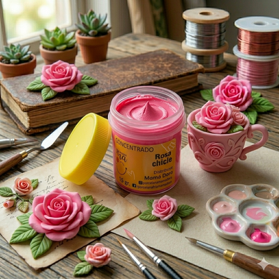 Pigmento Rosa Chicle 15g Mamá Dora