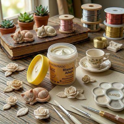 Pigmento Blanco Añejo 15g Mamá Dora