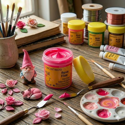 Pigmento Rosa Fluo 15g Mamá Dora