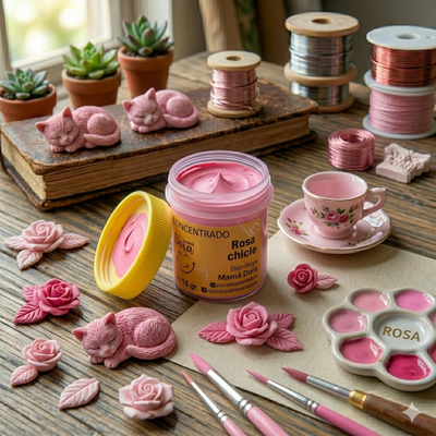 Pigmento Rosa Chicle 15g Mamá Dora