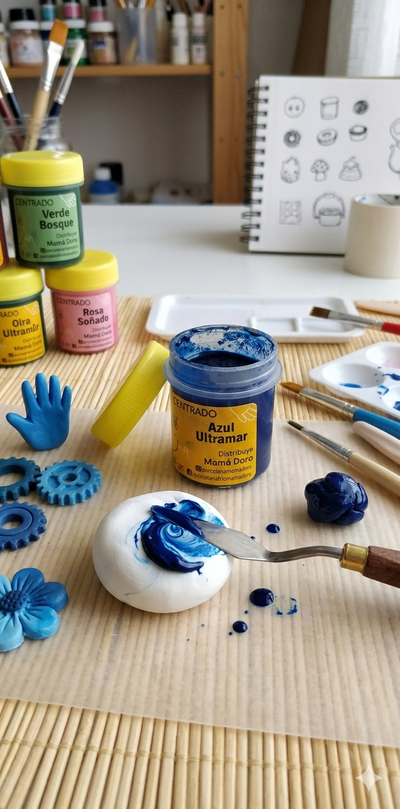 Pigmento Azul Ultramarino 15g Mamá Dora