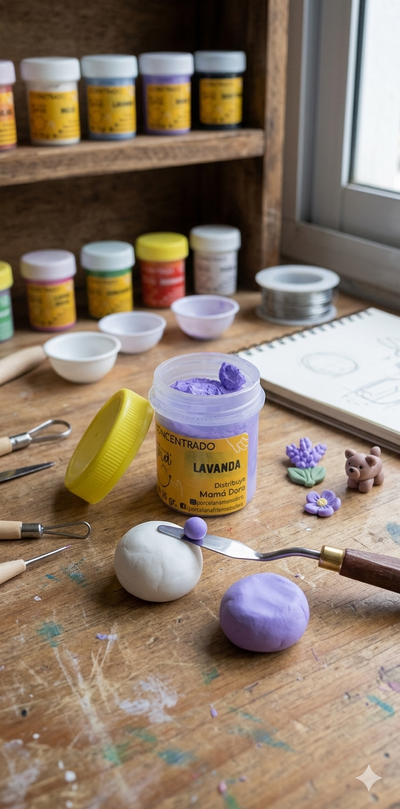 Pigmento Lavanda 15g Mamá Dora